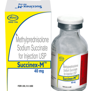 SUCCINEX M 40MG INJ(METHYLPREDNISOLONE)