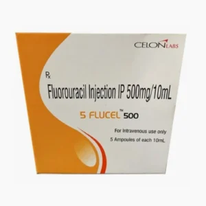 5 FLUCEL 500 MG INJ(FLUORORACIL)