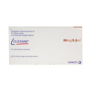 CLEXANE 80MG INJ PFS (ENOXOPARIN)
