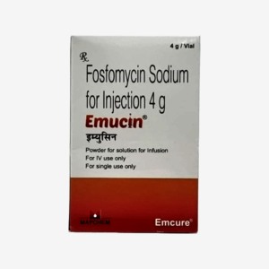 EMUCIN 4GM INJ(FOSFOMYCIN)