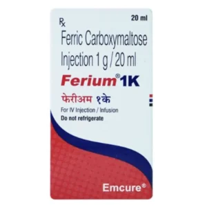 FERIUM 1K INJ( FERRIC CARBOXYMALTOSE)