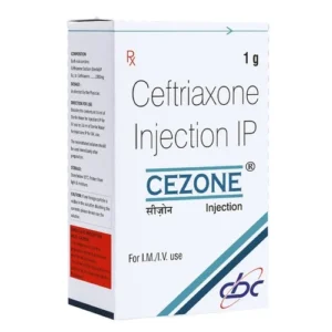 CEZONE 1GM INJ(CEFTRIAXONE)