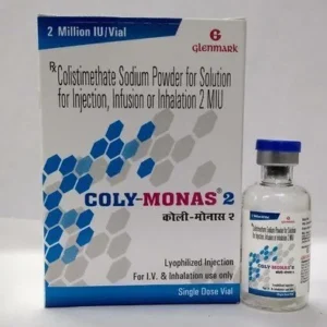 COLYMONAS 2MIU INJ (COLISTIMETHATE SODIUM)
