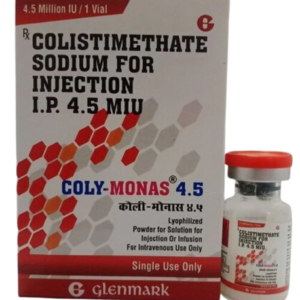 COLYMONAS 4.5 MG INJ (COLISTIMETHATE SODIUM)