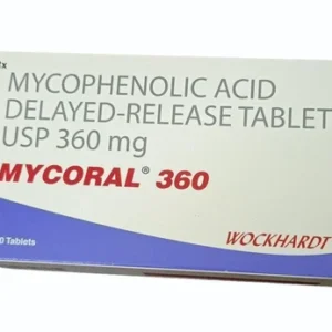 MYCORAL 360MG TAB(MYCOPHENOLATE)