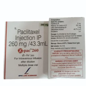 Z PAC 260MG INJ(PACLITAXEL)