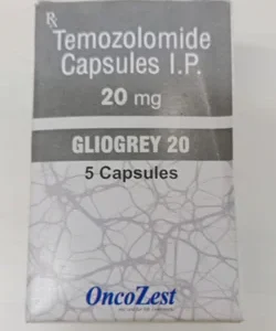 GLIOGREY 20MG CAP(TEMOZOLOMIDE)
