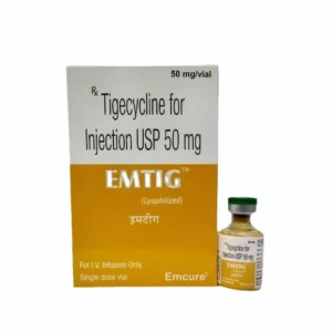 EMTIG 50 MG INJ  (TIGECYCLINE)