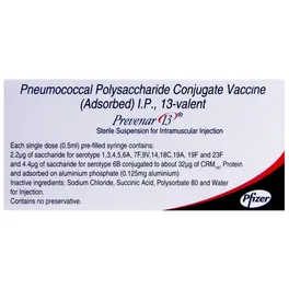PREVENAR 13 INJ(PNEUMOCOCCAL)